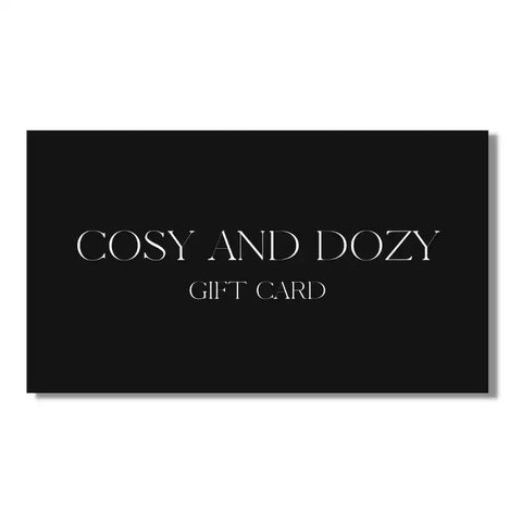 Cosy and Dozy Gift Card