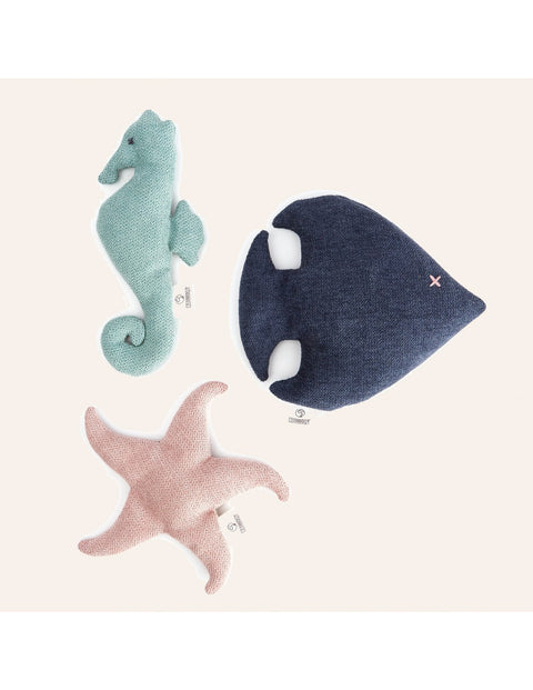 Beasty Toys Geschenkset – Fisch, Seestern und Seepferdchen